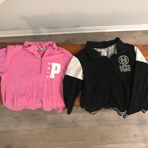 VS PINK QUARTER ZIP BUNDLE